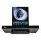 Midea 75 cm 1400 m3/hr Filter-less, Autoclean, Motion Sensor, T Shape kitchen Chimney (Falcon Auto Clean), Black MCHT-750T(IN)