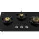 Midea Kitchen Built in Hob Full Brass Series 3 Burner, Flame Failure Device, Auto Ignition MG75GT503BTD134B-IN